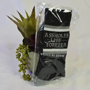 ALF Unisex Socks Black/Grey/White NWT